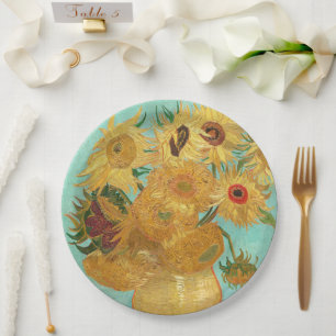 Assiettes En Carton Sunflowers Vincent van Gogh