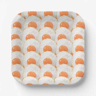 Assiettes En Carton Sunny Side Up Eggs