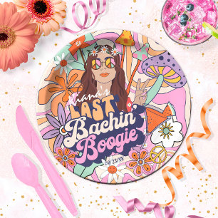 Assiettes En Carton Super les années 70 Bachelorette Dernier Bachin' B