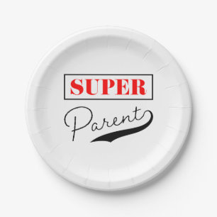 Assiettes En Carton Super parent