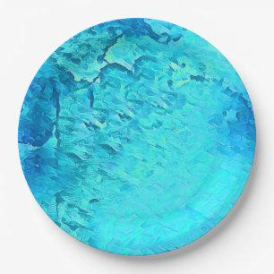 Assiettes En Carton Superbe aquarelle Tropical Ocean Theme Design
