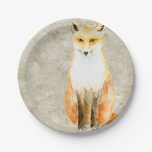 Assiettes En Carton Sweet Fox