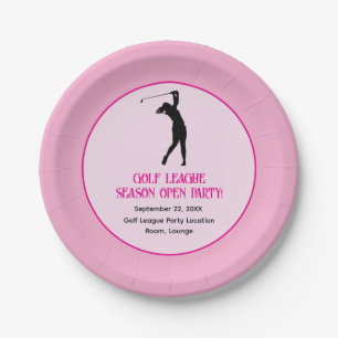 Assiettes En Carton Swing into Fun : Dames Golf League