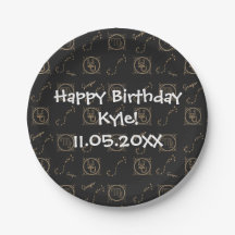 SYMBOLE Anniversaire Black Gold Zodiac Scorpio Ast