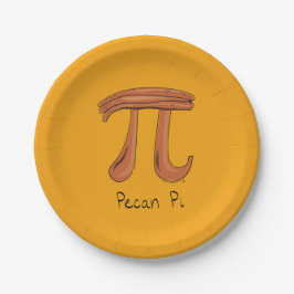 Assiettes En Carton Symbole Pecan Pi mignon Math Enseignant Cadeau