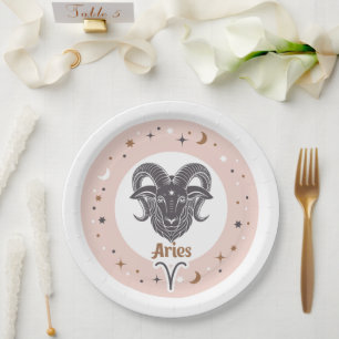Assiettes En Carton SYMBOLE Zodiaque
