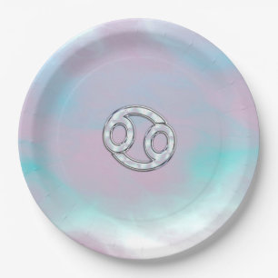 Assiettes En Carton Symbole zodiaque de la mère de Pearl