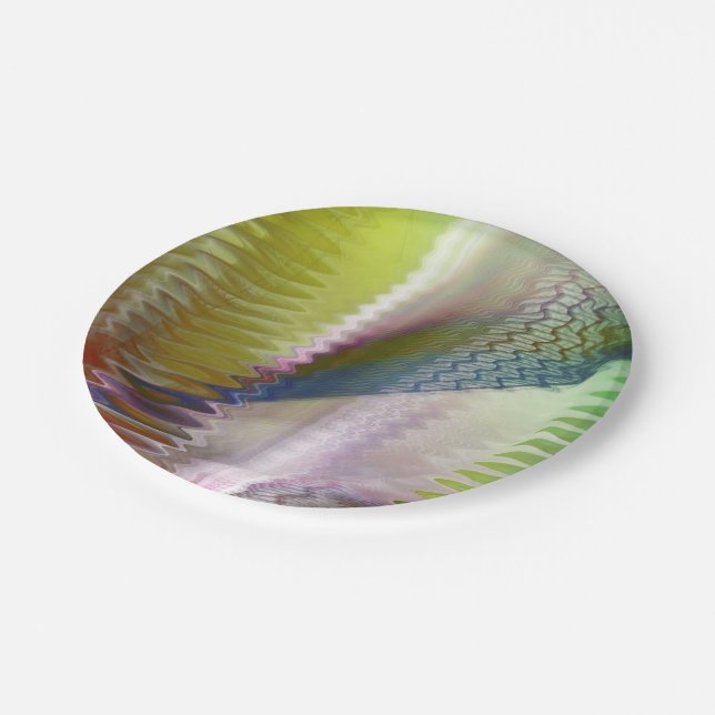 Assiettes En Carton Symphonique II (Angle)