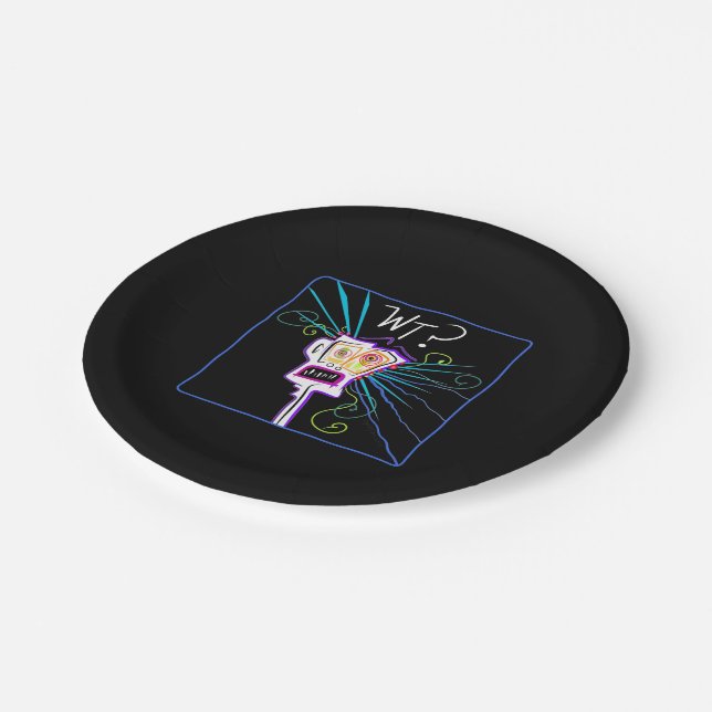 Assiettes En Carton T.N.-O. ? - QUEL EST LE ? ? ? EMOJI Meemogie (Angle)