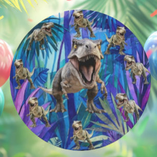 Assiettes En Carton T Rex Dinosaur