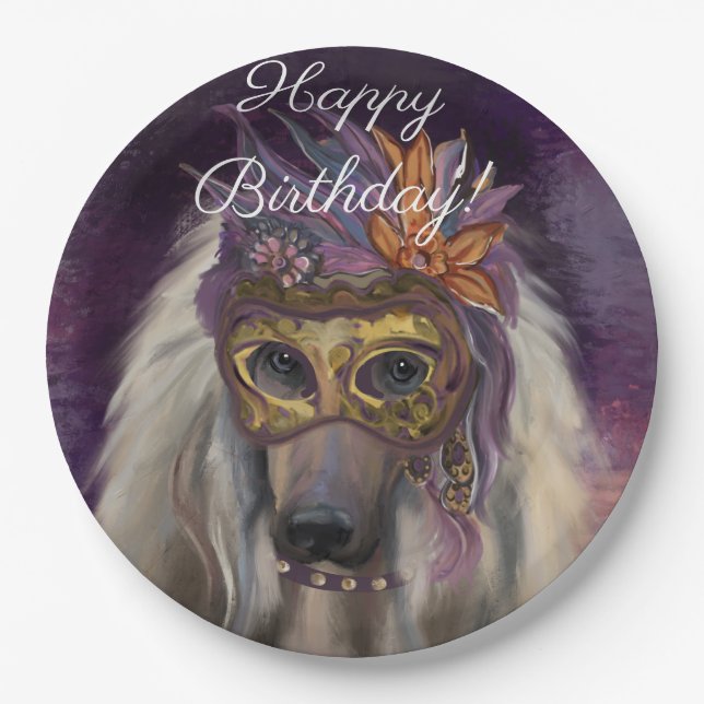 Assiettes En Carton Tablier d'impression tout-en-un (Devant)