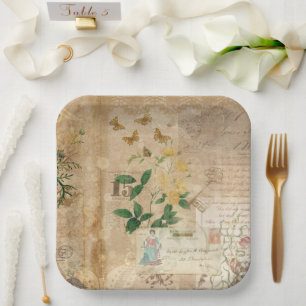 Assiettes En Carton Taille : Plaques de papier de 9 po