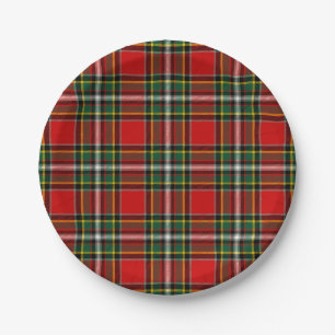 Assiettes En Carton Tartan de Gillespie de clan