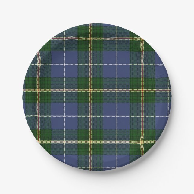 Assiettes En Carton Tartan de la Nouvelle-Écosse (Devant)