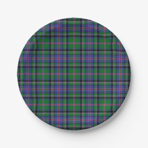 Assiettes En Carton Tartan de tonnelier de clan