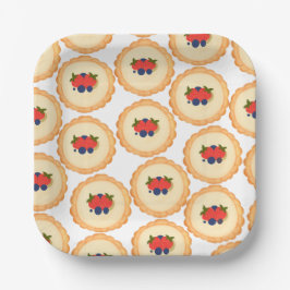 Assiettes En Carton Tarte aux fruits