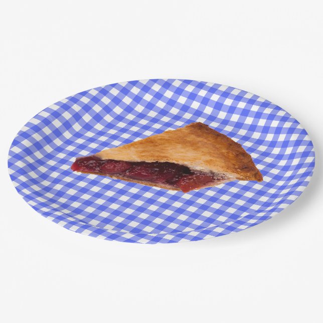 Assiettes En Carton Tarte de pays (Angle)