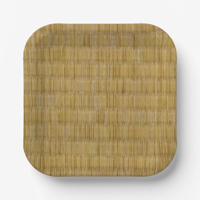 Assiettes En Carton Tatami Mat 畳 (Recto)