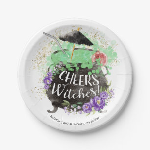 Assiettes En Carton Tchin Sorcières Cocktail Halloween Enterrement de