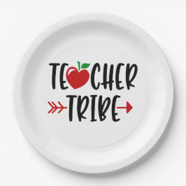 Assiettes En Carton Teacher Trier Pomme Et Flèche