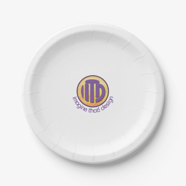 Assiettes En Carton Température du parti (Devant)