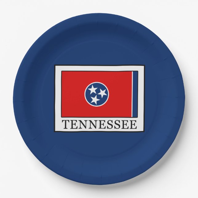 Assiettes En Carton Tennessee (Devant)