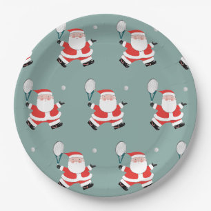 Assiettes En Carton Tennis Christmas Holiday Party