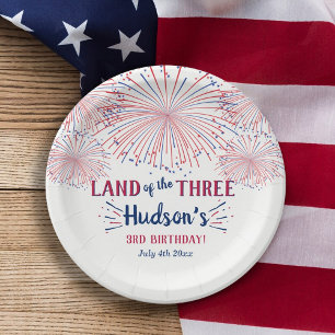 Assiettes En Carton Terre Des Trois ! 4 juillet 3ème anniversaire