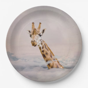 Assiettes En Carton Tête dans les nuages
