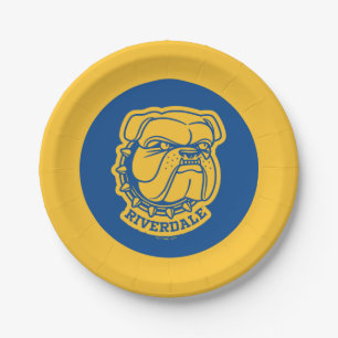 Assiettes En Carton Tête de Riverdale Bulldog