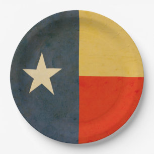 Assiettes En Carton Texas américain
