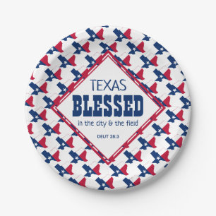 Assiettes En Carton TEXAS Béni Christian