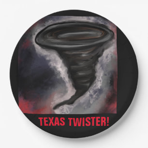 ASSIETTES EN CARTON TEXAS TWISTER