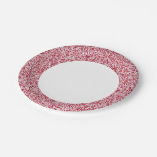 Assiettes En Carton Texture Abstraite