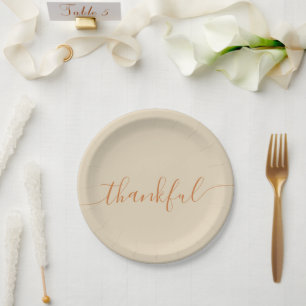 Assiettes En Carton Thanksgiving