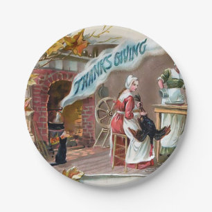 Assiettes En Carton Thanksgiving