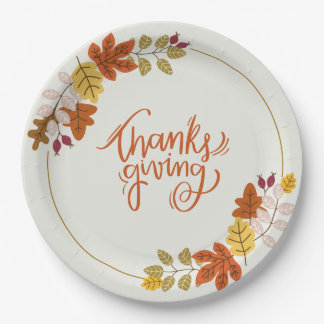 Assiettes En Carton Thanksgiving Day Bowles for Family