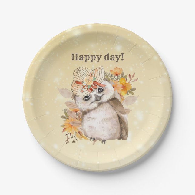Assiettes En Carton Thanksgiving Decor Fall Farmhouse  (Devant)