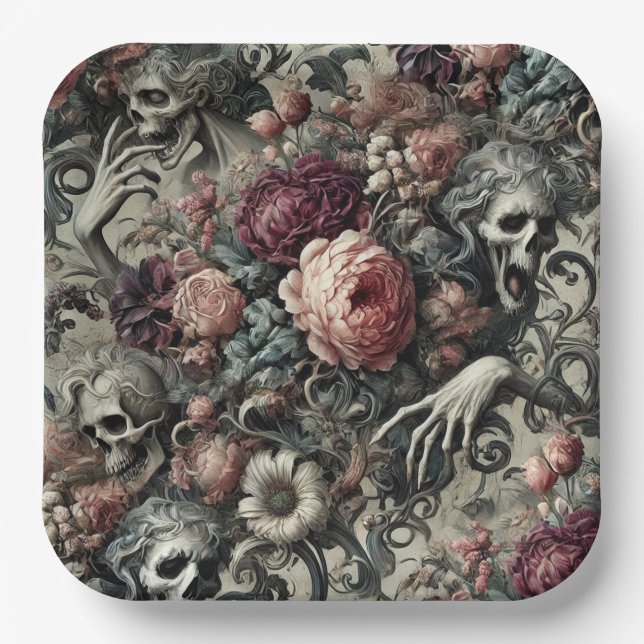 Assiettes En Carton The End of Slumber – Gothic Victorian (Recto)