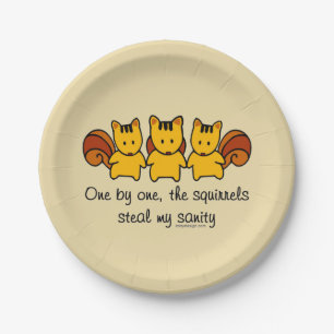 Assiettes En Carton The squirrels steal my sanity