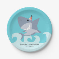 Thème d'anniversaire du requin mignon