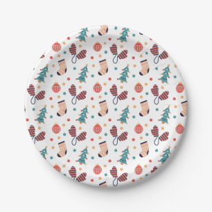 Assiettes En Carton Thème de Noël mignon