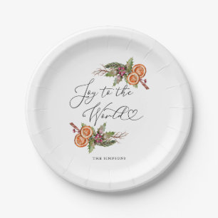 Assiettes En Carton Thème De Vacances Joie Au Monde Verdure