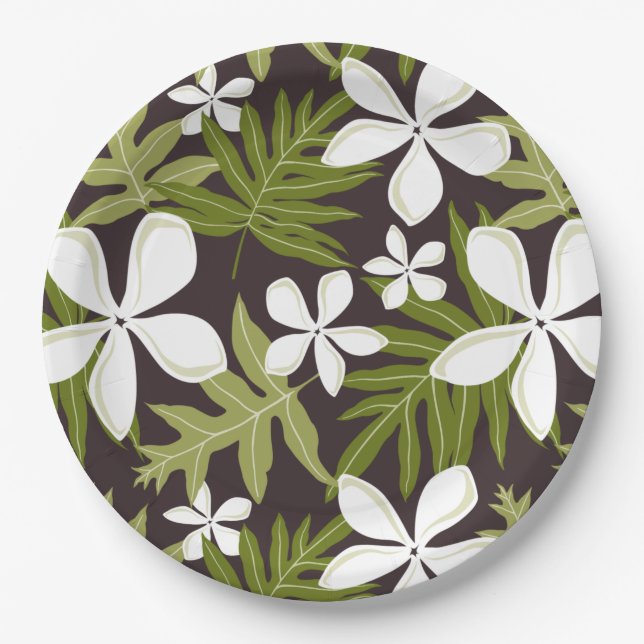 ASSIETTES EN CARTON TIARE (COMBO OLIVE) (Devant)
