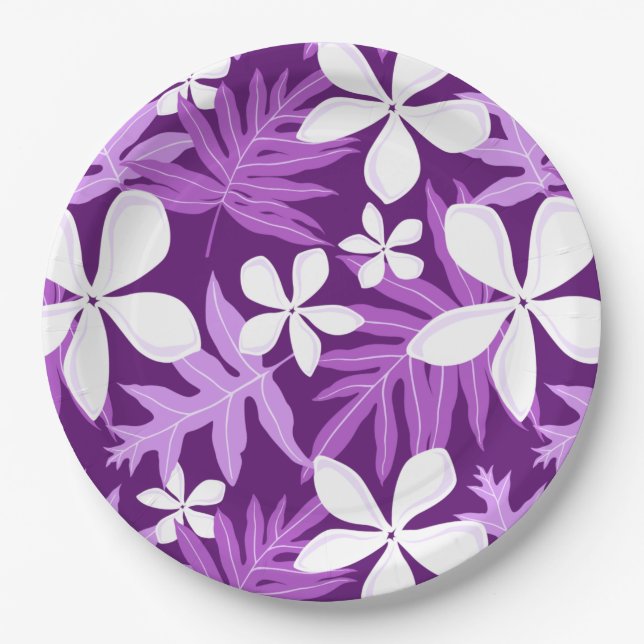 ASSIETTES EN CARTON TIARE (PURPLE) (Devant)