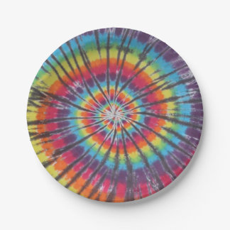 Assiettes En Carton Tie Tee Dye