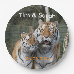 Assiettes En Carton Tiger_2015_0401 + date du Mariage
