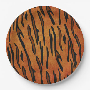ASSIETTES EN CARTON TIGRE DE TIGRE