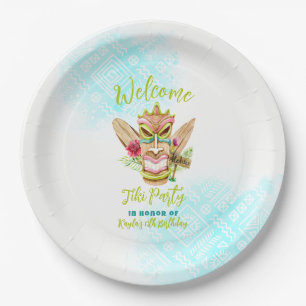 Assiettes En Carton Tiki