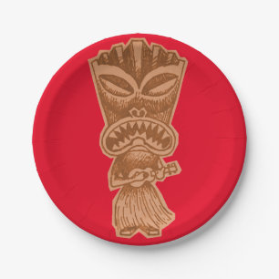 Assiettes En Carton Tiki